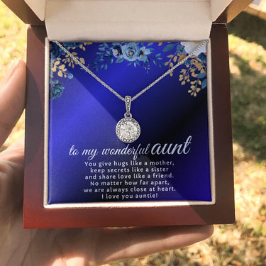 To My Wonderful Aunt - Eternal Hope Necklace - Gift Set- SLDDL0122 - Sunshine Letters Co